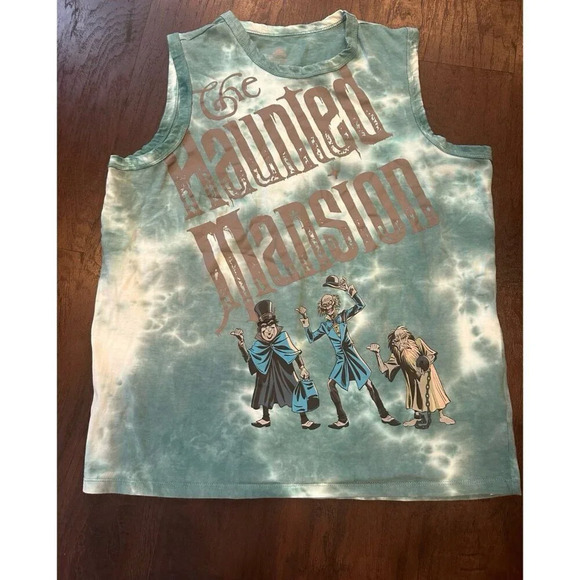 Disney Parks Haunted Mansion Sleeveless Shirt b19 - Picture 1 of 2